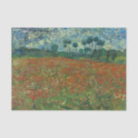 Red Poppy Field van Vincent Van Gogh Tissuepapier<br><div class="desc">Vincent Van Gogh - Masters of Art Series</div>