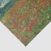 Red Poppy Field van Vincent Van Gogh Tissuepapier (Detail)