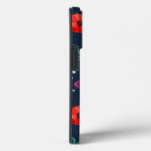 Red Poppy Floral Design Hoesje-Mate iPhone Case (Achterkant / Rechts)