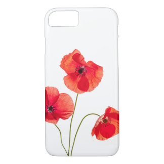 Red Poppy Flower Iphone 7 Hoesje