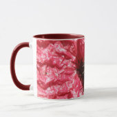 Red Poppy Flower Macro Coffee Mok (Links)