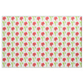 Red Poppy Flower Waterverf Stof (Yard (91,4 cm))