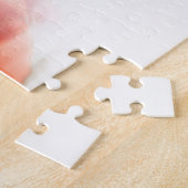 Red Poppy Flowers Corn Field met Hallo Summer Text Legpuzzel (Zijkant)