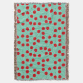 Red Poppy Flowers Custom Throw Blanket Deken (Voorkant Verticaal)