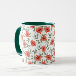 Red Poppy Flowers Design Mok