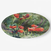 Red Poppy Flowers (door Mildred Anne Butler) Papieren Bordje (Gekanteld)
