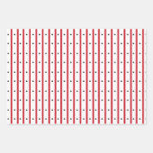 Red Poppy Flowers en Coördineren Inpakpapier Vel (Voorkant 2)