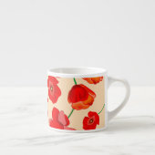 Red Poppy Flowers Espresso Kop (Rechts)