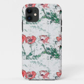 Red Poppy Flowers Poppies Sketch Case-Mate iPhone Case (Achterkant)