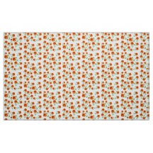 Red Poppy Flowers Waterverf Fabric