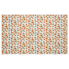 Red Poppy Flowers Waterverf Fabric Stof