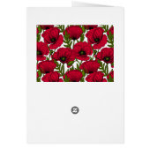 Red Poppy garden 2 (Achterkant)