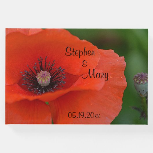 Red Poppy Gastenboek (Voorkant)