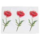 Red Poppy Gift Bag Groot Cadeauzakje (Voorkant)