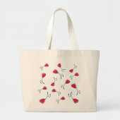 Red Poppy Grote Tote Bag (Voorkant)