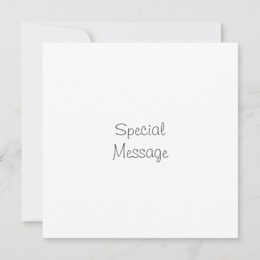 Red Poppy - Hartelijk dank Bedankkaart (Achterkant)