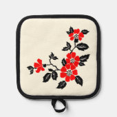 Red Poppy Hot Pad Pannenlap (Voorkant)