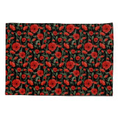 Red Poppy Kussensloop (Achterkant)