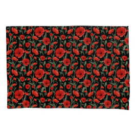 Red Poppy Kussensloop