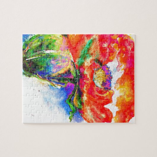 Red Poppy Legpuzzel (Horizontaal)