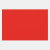 Red Poppy Line Art Inpakpapier Vel (Voorkant 3)