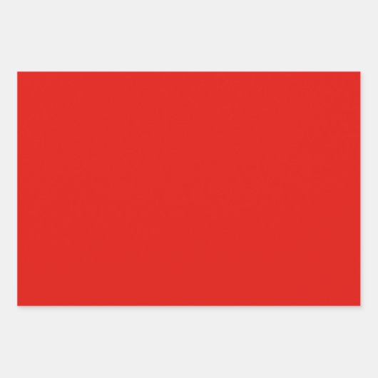 Red Poppy Line Art Inpakpapier Vel (Voorkant 3)