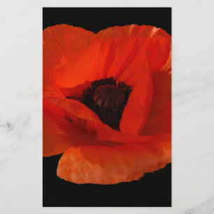 Red Poppy Macro Briefpapier