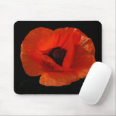 Red Poppy Macro Muismat (Met muis)