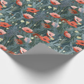 Red Poppy Meadow Cadeaupapier (Hoek)