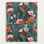 Red Poppy Meadow Planner (Voorkant)