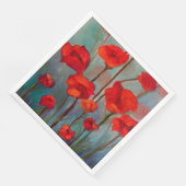 Red Poppy Napkins Servet (Hoek)