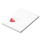 Red Poppy Notitieblok (Linkerzijde)