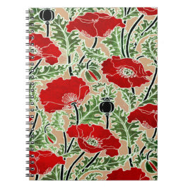 Red Poppy Notitieboek