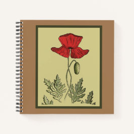 Red Poppy Notitieboek