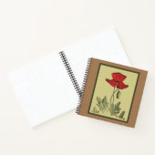 Red Poppy Notitieboek (Binnen)