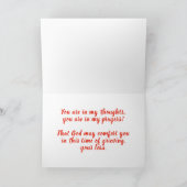 Red Poppy Open Field met diepste sympathie Kaart (Binnen)