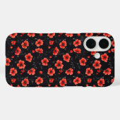 Red Poppy Pattern Case-Mate iPhone Case (Achterkant (horizontaal))
