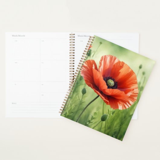 Red Poppy Planner  (Display)