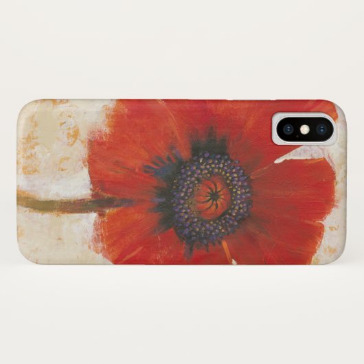 Red Poppy Portrait Case-Mate iPhone Case (Achterkant (horizontaal))