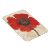 Red Poppy Portrait Magneet (Rechterzijde)