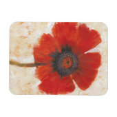 Red Poppy Portrait Magneet (Horizontaal)