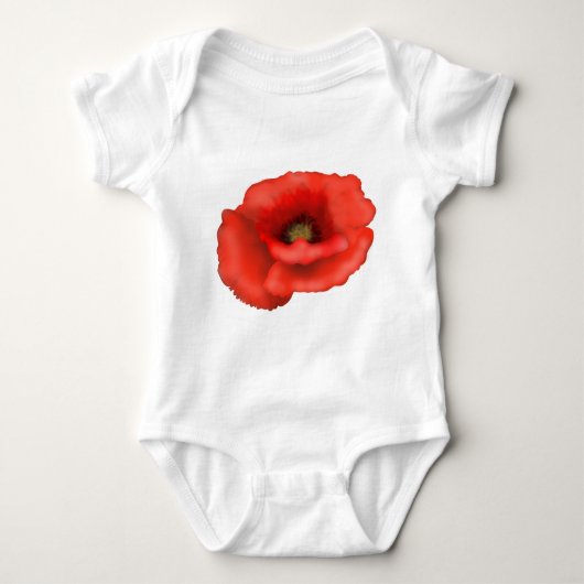 Red Poppy Romper (Voorkant)