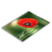Red Poppy Seed Photo Notitieboek (Linkerzijde)