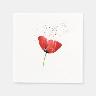 Red Poppy Servet