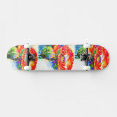 Red Poppy Skateboard (Horizontaal)