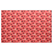 Red Poppy Summer Floral Print Stof (Fat Quarter)