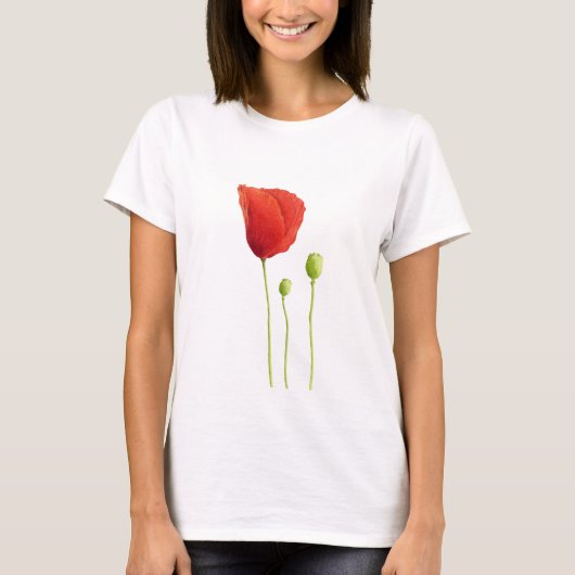 Red Poppy T-shirt (Voorkant)