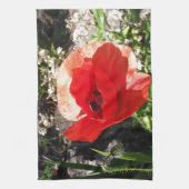Red Poppy Theedoek (Verticaal)
