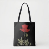 Red Poppy Tote Bag (Voorkant)