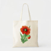 Red Poppy Tote Bag (Voorkant)